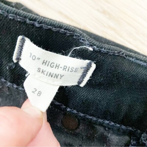 Madewell Black Skinny Jeans High-Waisted - Picture 4 of 6